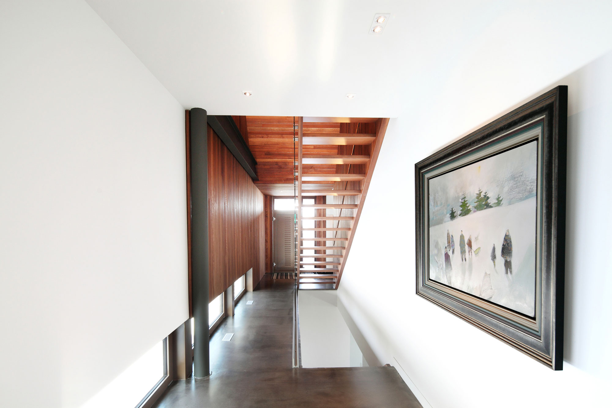 A Spectacular and Elegant Contemporary House Overlooking the St. Lawrence River of Quebec by Bourgeois Lechasseur Architectes (12)
