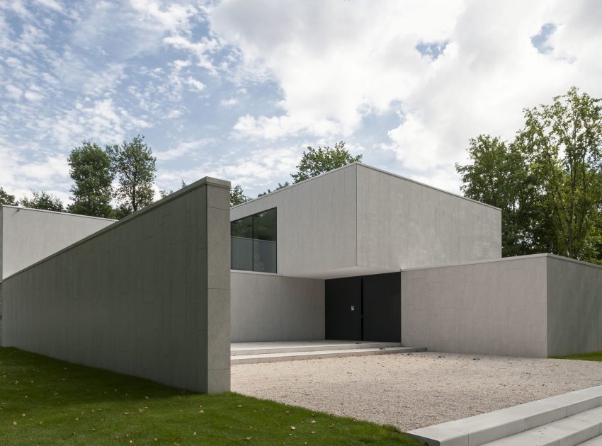 A Splendid Modern House with Minimalist Interior Accents in Flanders, Belgium by CUBYC architects bvba (10)