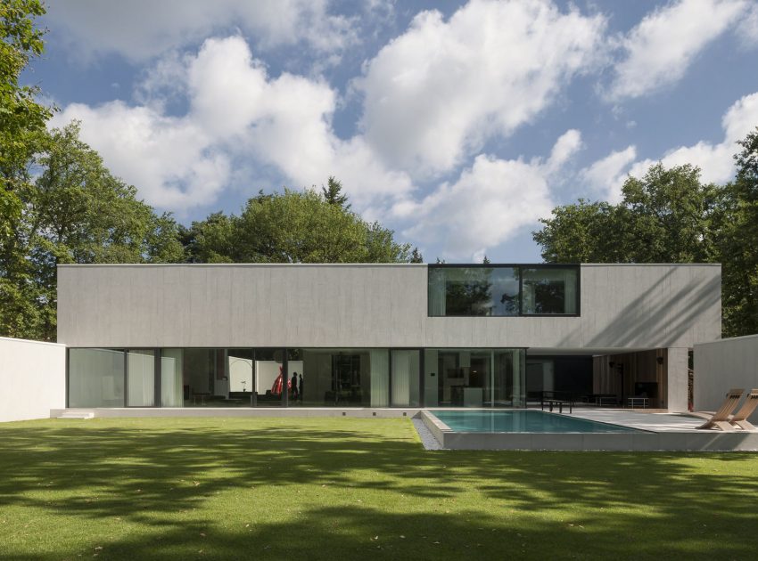 A Splendid Modern House with Minimalist Interior Accents in Flanders, Belgium by CUBYC architects bvba (2)