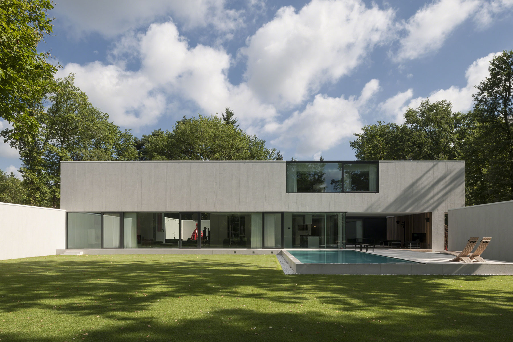 A Splendid Modern House with Minimalist Interior Accents in Flanders, Belgium by CUBYC architects bvba (2)