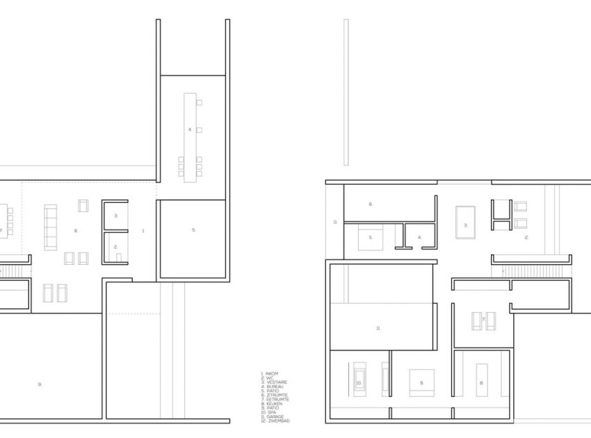 A Splendid Modern House with Minimalist Interior Accents in Flanders, Belgium by CUBYC architects bvba (26)