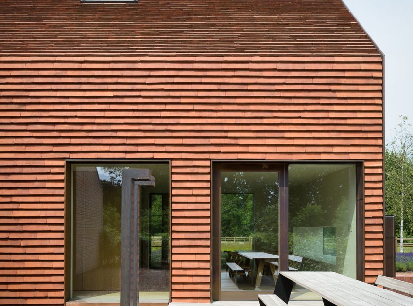 A Striking Minimalist Home Supported by Natural Light and Splendid Views in Balen, Belgium by Pascal François Architects (4)