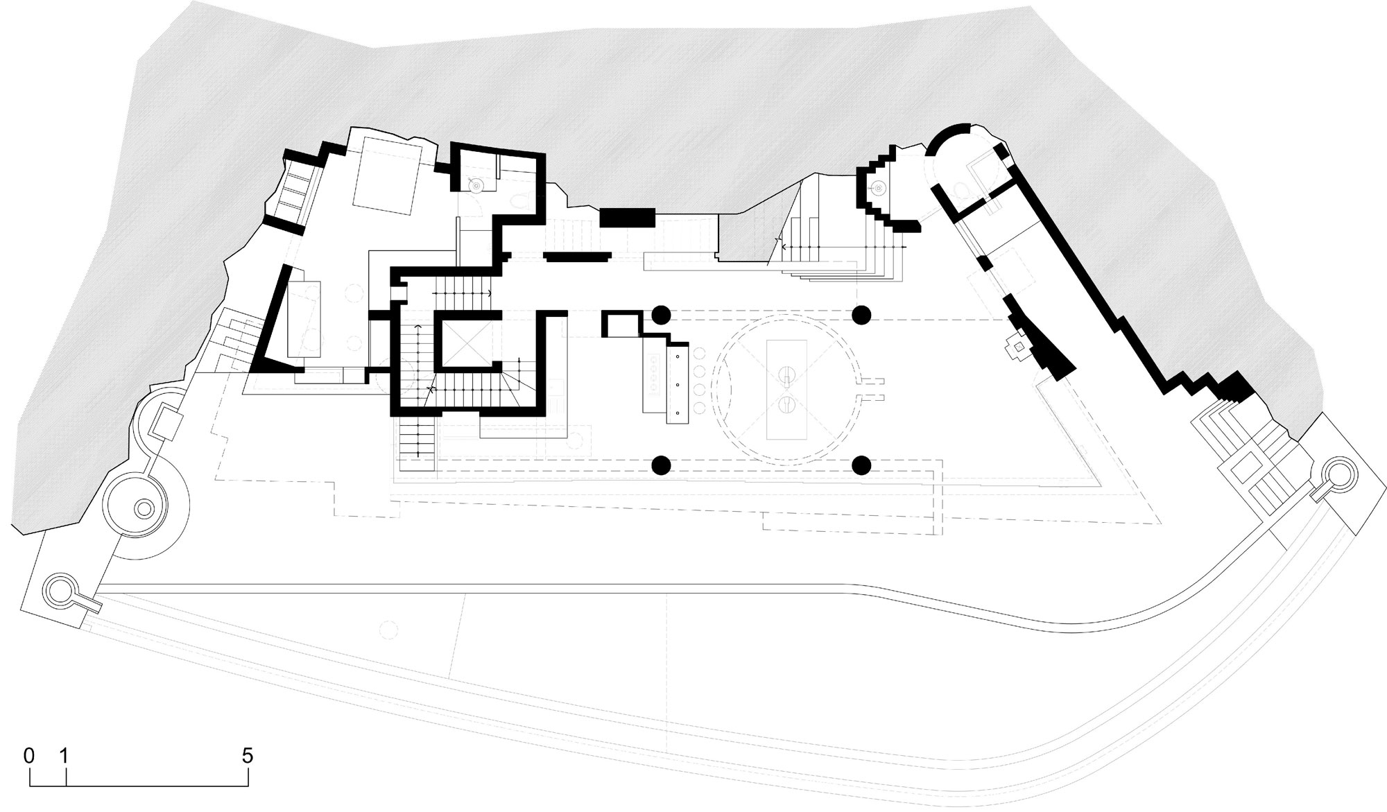 A Striking Modern Beach House on the Rocky Terrain in Lima, Peru by Longhi Architects (26)