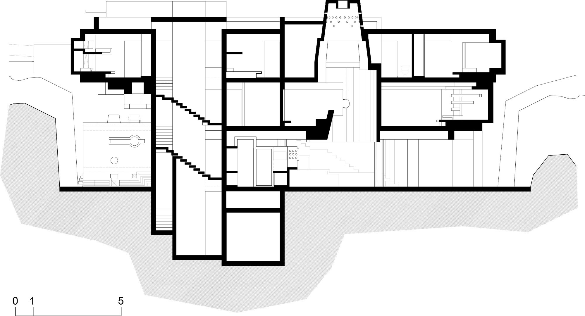 A Striking Modern Beach House on the Rocky Terrain in Lima, Peru by Longhi Architects (28)