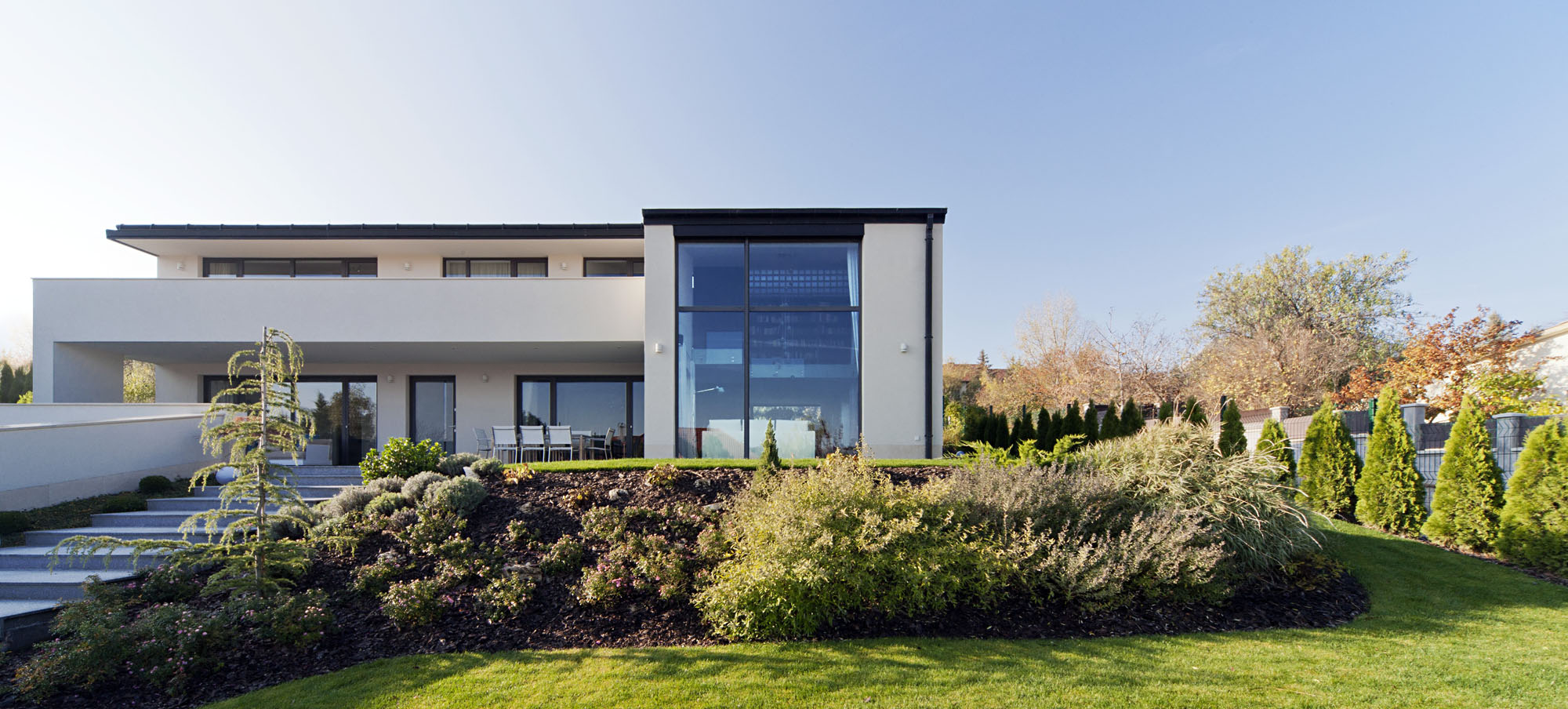 A Stunning Contemporary Home with Asymmetrical Facade and Unique Look in Budapest, Hungary by Sandor Duzs and Architema (1)