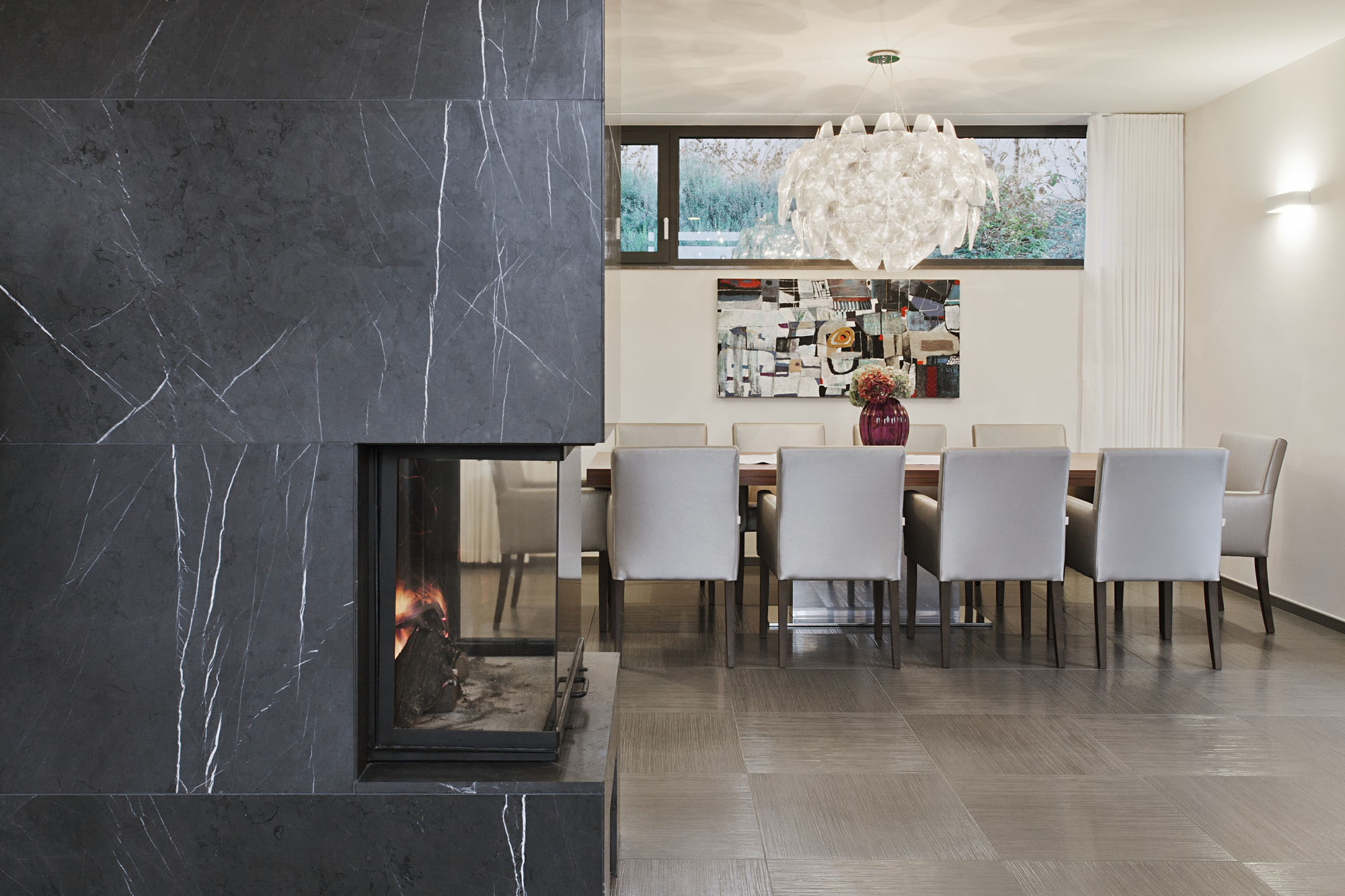 A Stunning Contemporary Home with Asymmetrical Facade and Unique Look in Budapest, Hungary by Sandor Duzs and Architema (11)