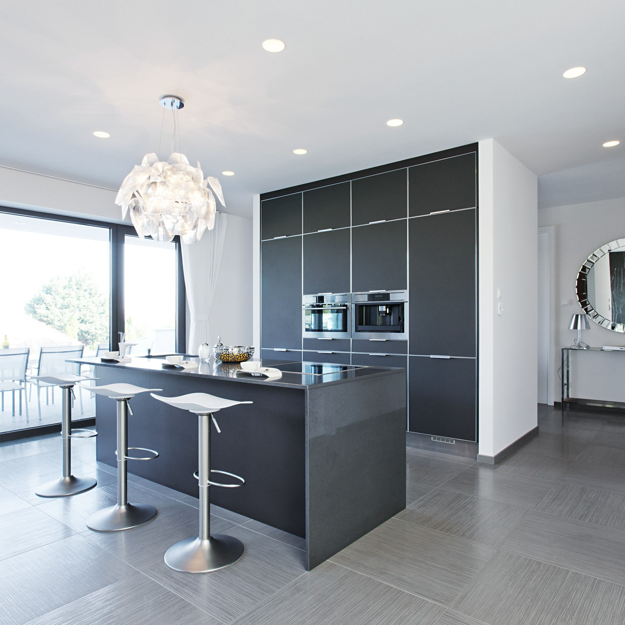 A Stunning Contemporary Home with Asymmetrical Facade and Unique Look in Budapest, Hungary by Sandor Duzs and Architema (12)