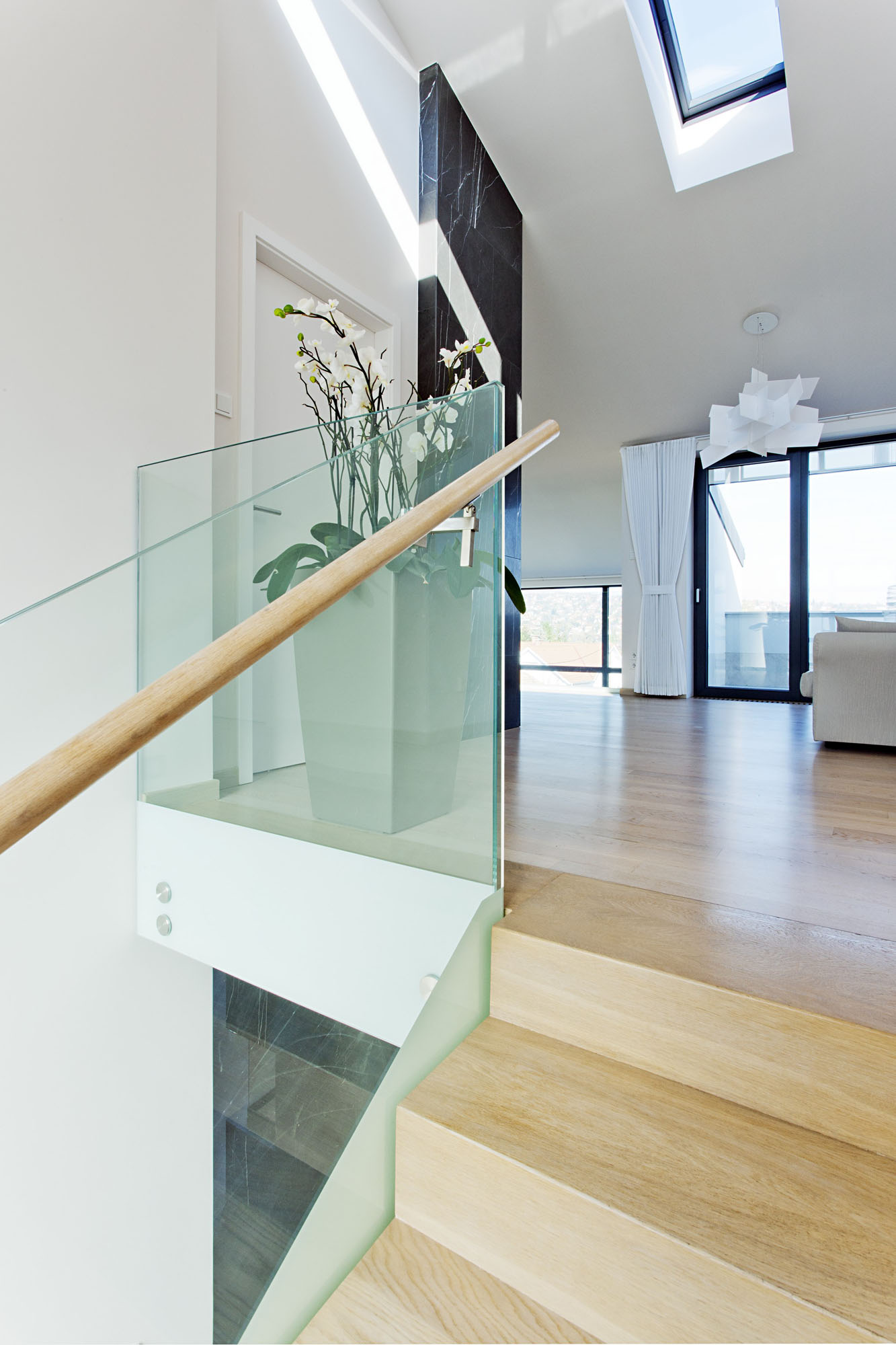 A Stunning Contemporary Home with Asymmetrical Facade and Unique Look in Budapest, Hungary by Sandor Duzs and Architema (17)