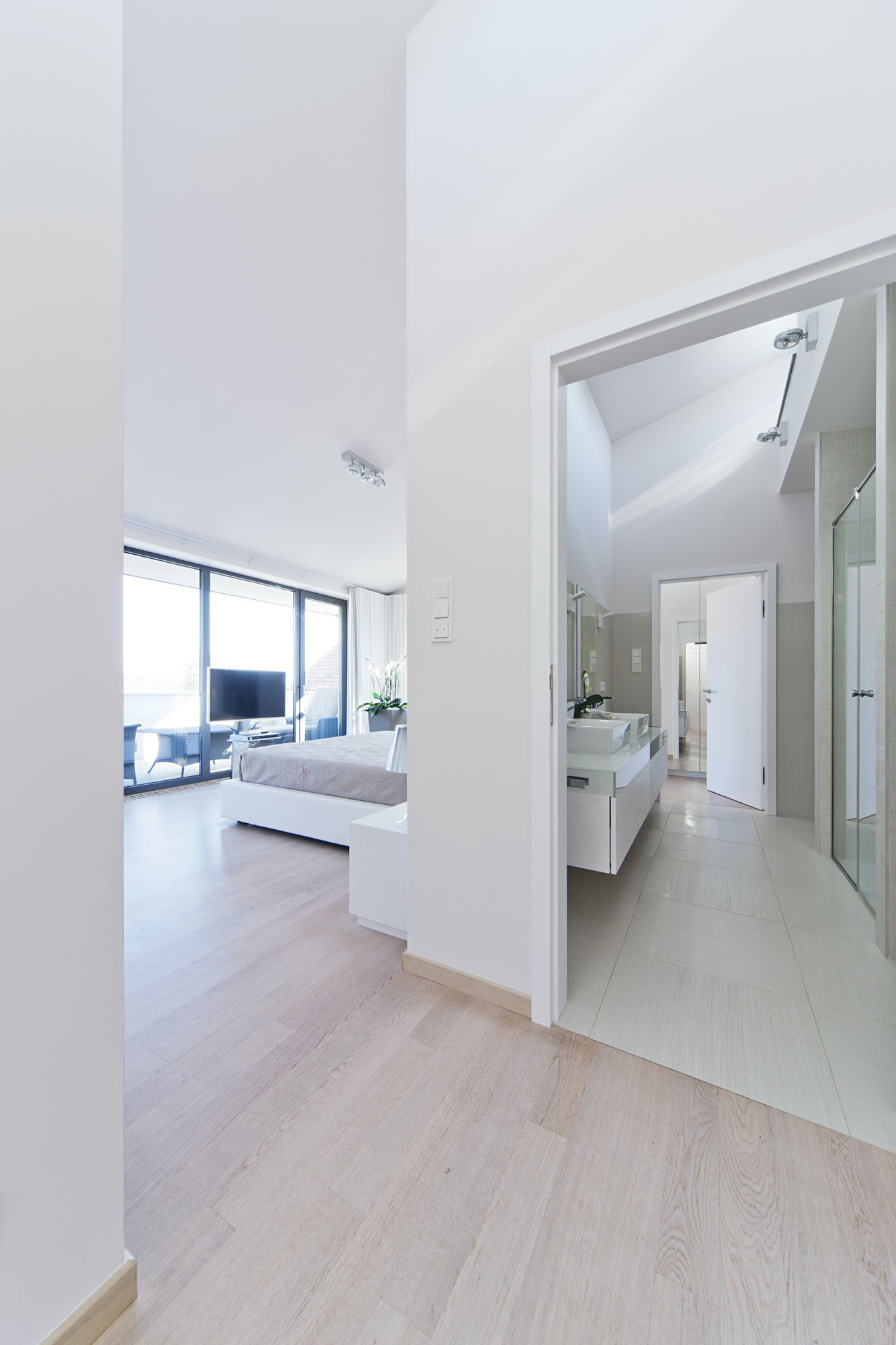 A Stunning Contemporary Home with Asymmetrical Facade and Unique Look in Budapest, Hungary by Sandor Duzs and Architema (27)