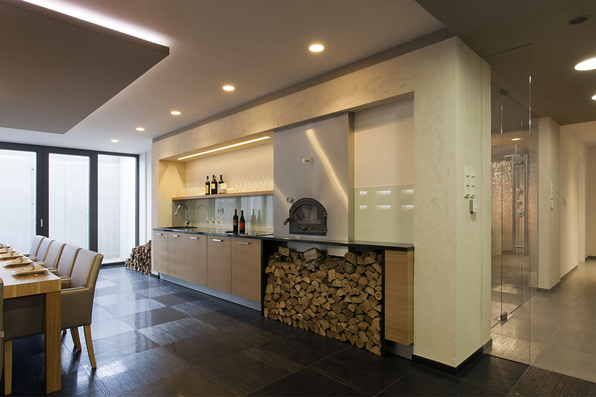 A Stunning Contemporary Home with Asymmetrical Facade and Unique Look in Budapest, Hungary by Sandor Duzs and Architema (38)