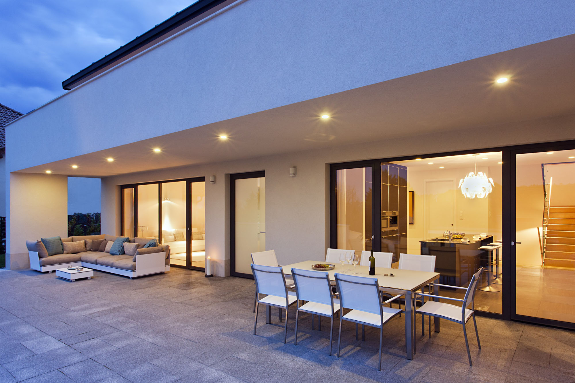 A Stunning Contemporary Home with Asymmetrical Facade and Unique Look in Budapest, Hungary by Sandor Duzs and Architema (44)