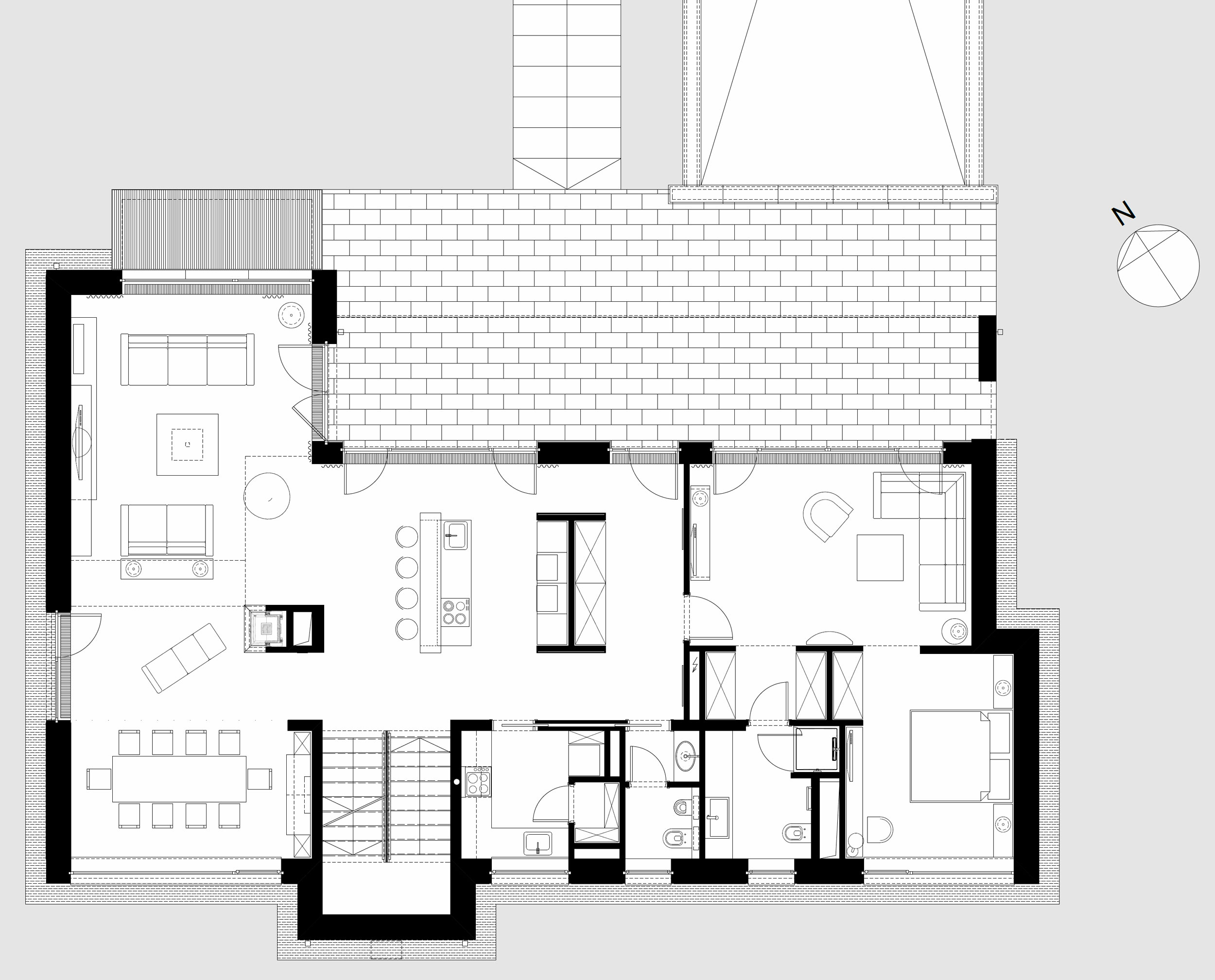 A Stunning Contemporary Home with Asymmetrical Facade and Unique Look in Budapest, Hungary by Sandor Duzs and Architema (51)