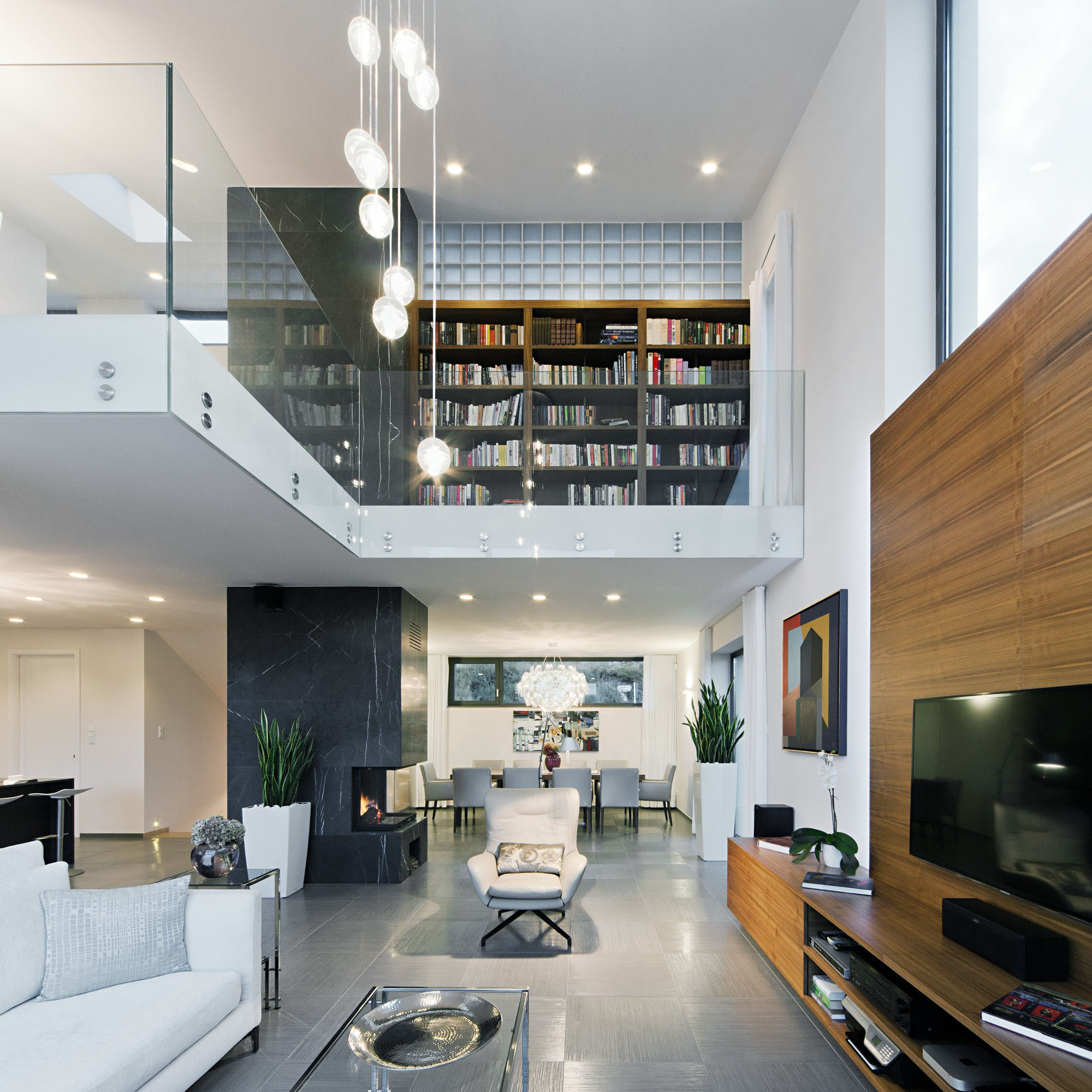 A Stunning Contemporary Home with Asymmetrical Facade and Unique Look in Budapest, Hungary by Sandor Duzs and Architema (6)