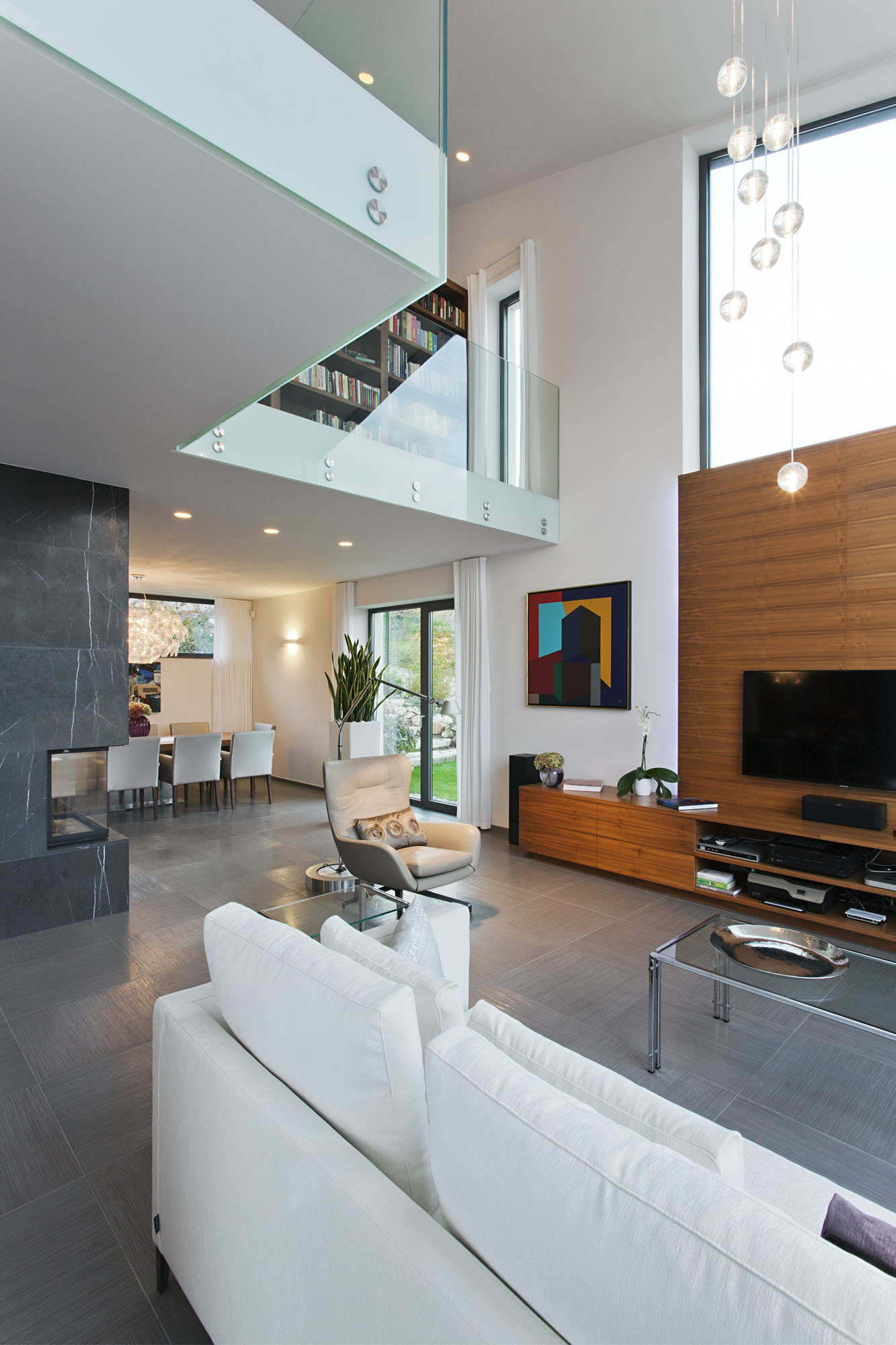 A Stunning Contemporary Home with Asymmetrical Facade and Unique Look in Budapest, Hungary by Sandor Duzs and Architema (8)