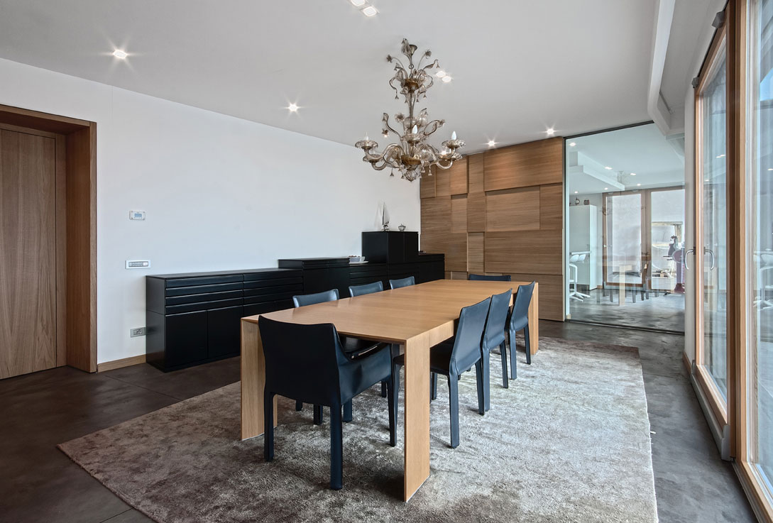 A Stunning Contemporary Home with Natural Wood Frames in Area Novara, Italy by Diego Bortolato (22)