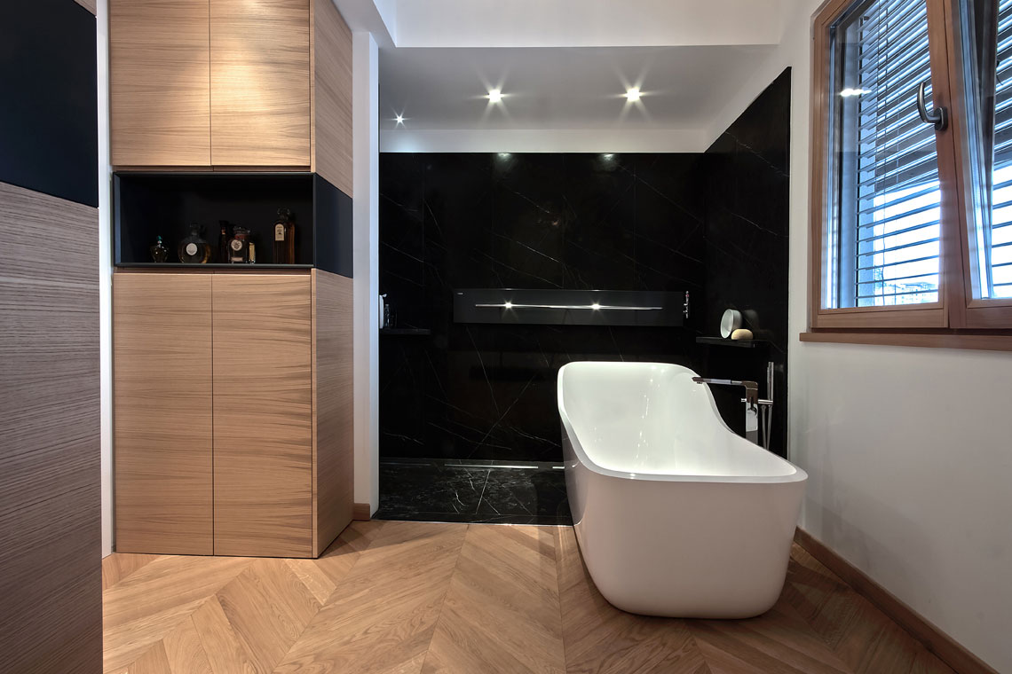 A Stunning Contemporary Home with Natural Wood Frames in Area Novara, Italy by Diego Bortolato (27)