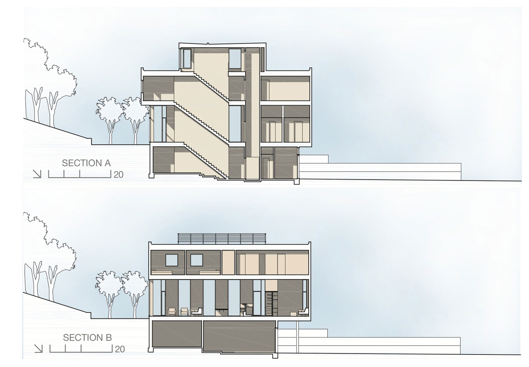 A Stunning Contemporary Townhouse with Exquisite and Elegant Interiors in Cleveland, Ohio by Bucchieri Architects (17)