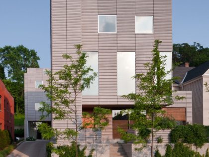 A Stunning Contemporary Townhouse with Exquisite and Elegant Interiors in Cleveland, Ohio by Bucchieri Architects (5)