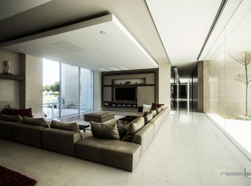 A Stunning Contemporary Villa with Amazing Panoramic Views in Dubai by NAGA Architects (9)