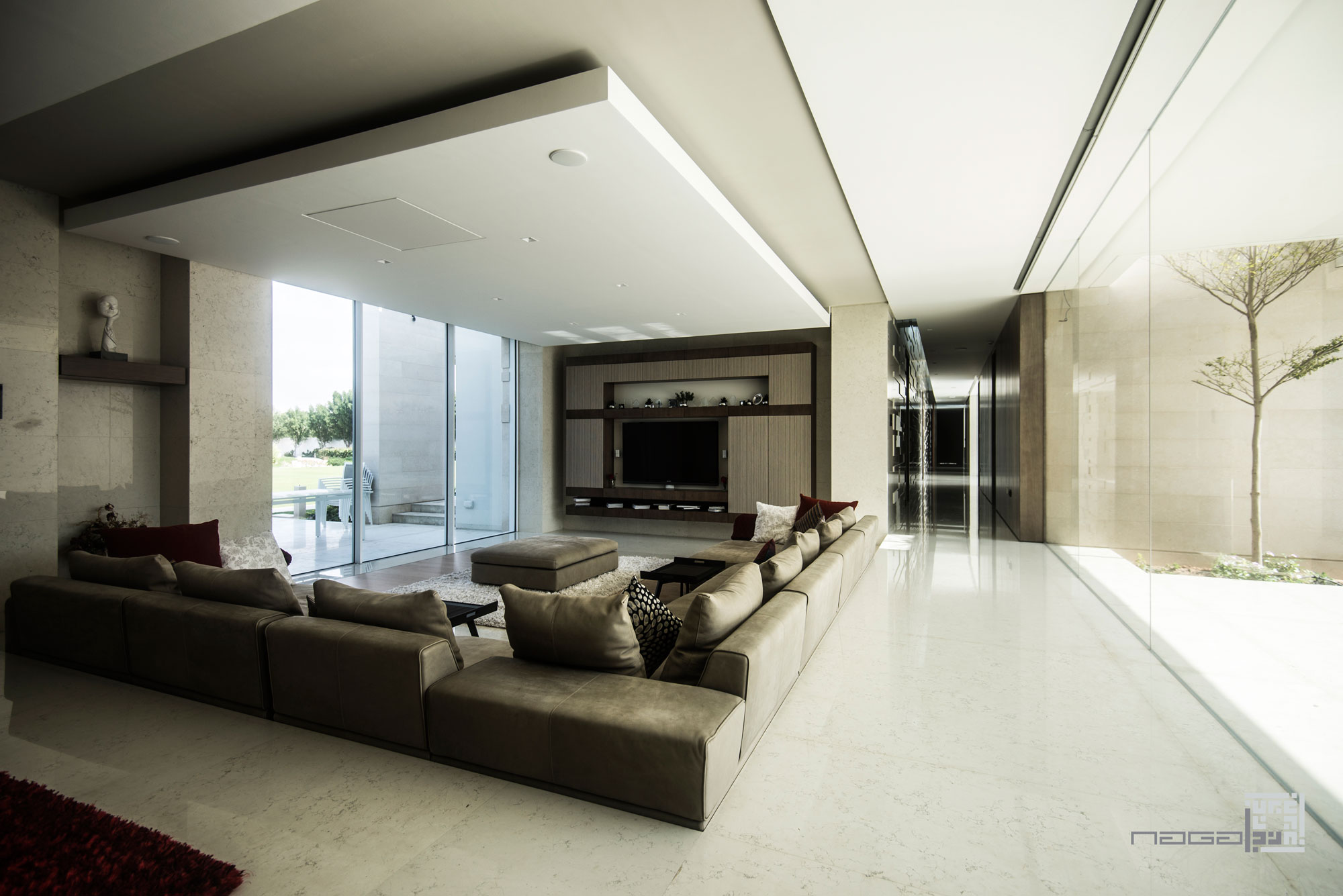 A Stunning Contemporary Villa with Amazing Panoramic Views in Dubai by NAGA Architects (9)