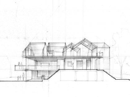 A Stunning House with Two Faces Made of Recycled Plastic and Massive Glass Walls in San Francisco by Kennerly Architecture & Planning (17)