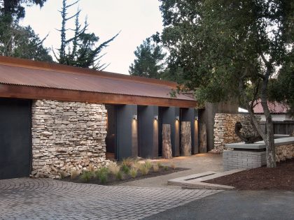 A Stunning Mid-Century Home with Beautiful and Contemporary Indoor-Outdoor in Pebble Beach