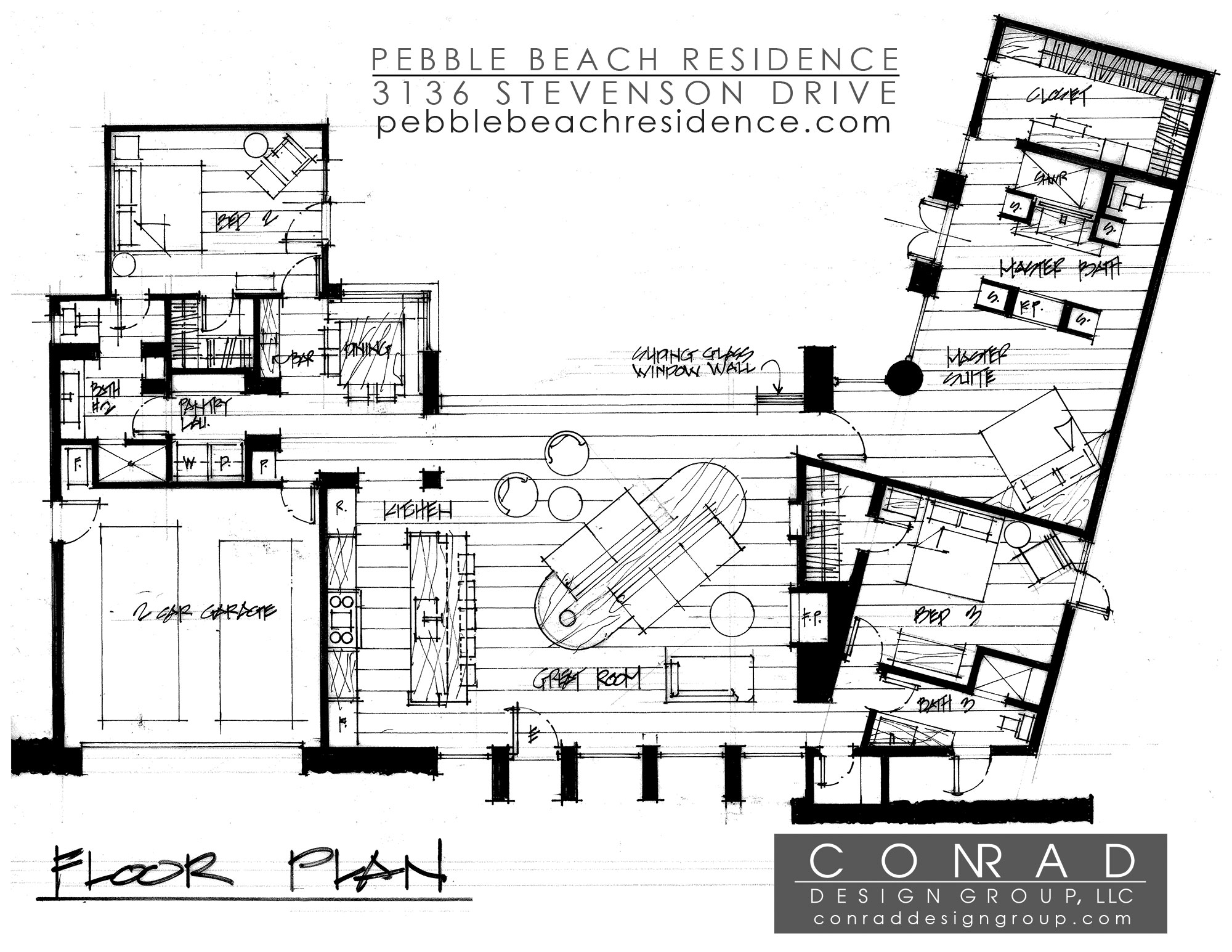 A Stunning Mid-Century Home with Beautiful and Contemporary Indoor-Outdoor in Pebble Beach by Conrad Design Group (32)