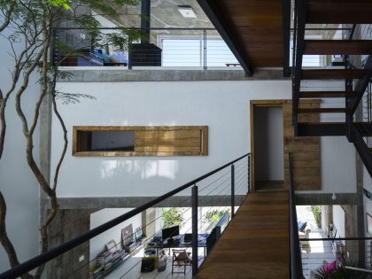 A Stunning Modern Home with Exposed Concrete and Industrial Style in São Paulo by Bonina Arquitetura (8)