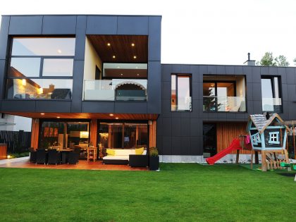 A Stunning Rectangular-Shaped House with Splendid and Neutral Interiors in Ljubljana, Slovenia by Primož Novak & Demšar arhitekti d.o.o (4)