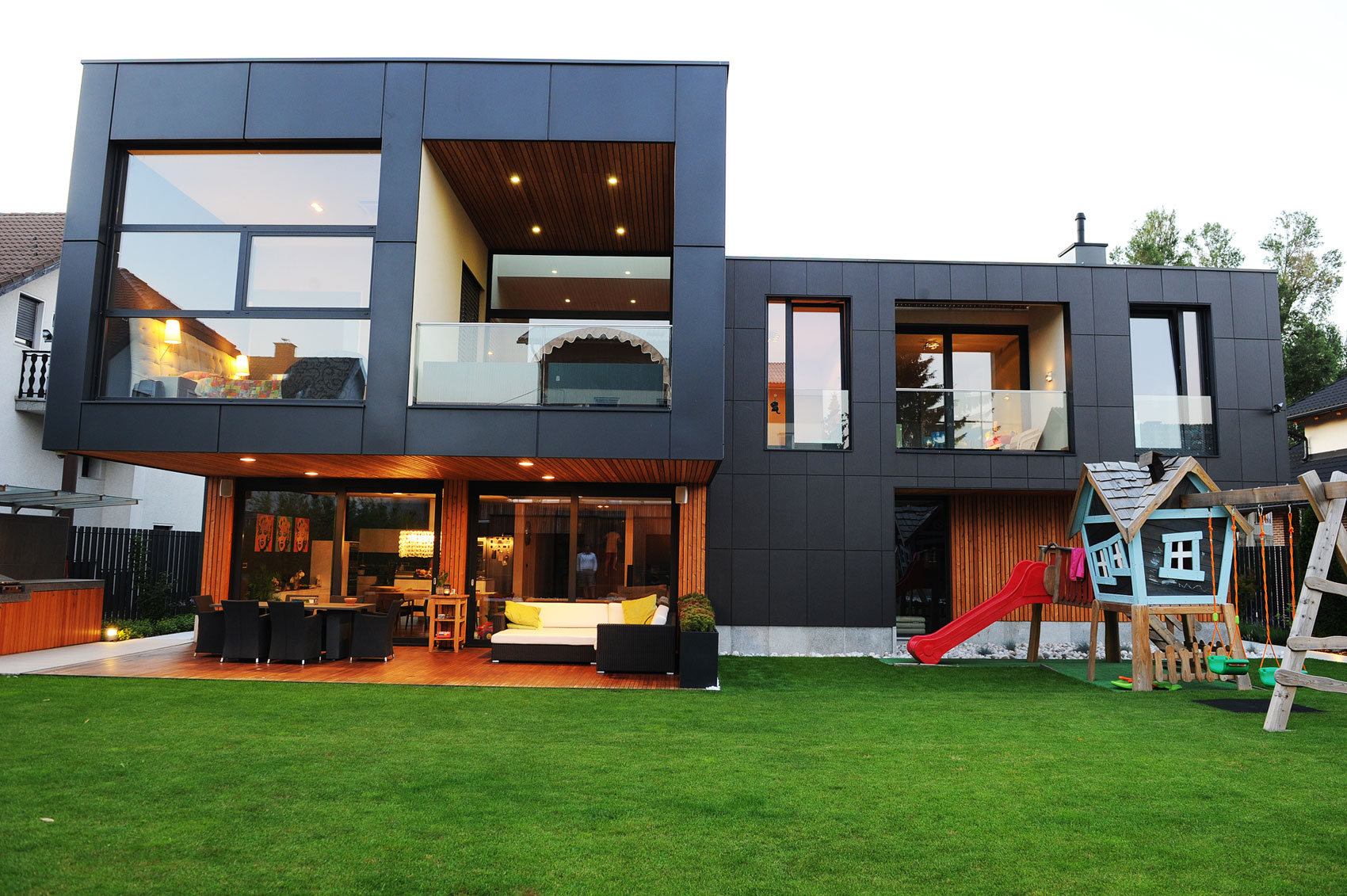 A Stunning Rectangular-Shaped House with Splendid and Neutral Interiors in Ljubljana, Slovenia by Primož Novak & Demšar arhitekti d.o.o (4)