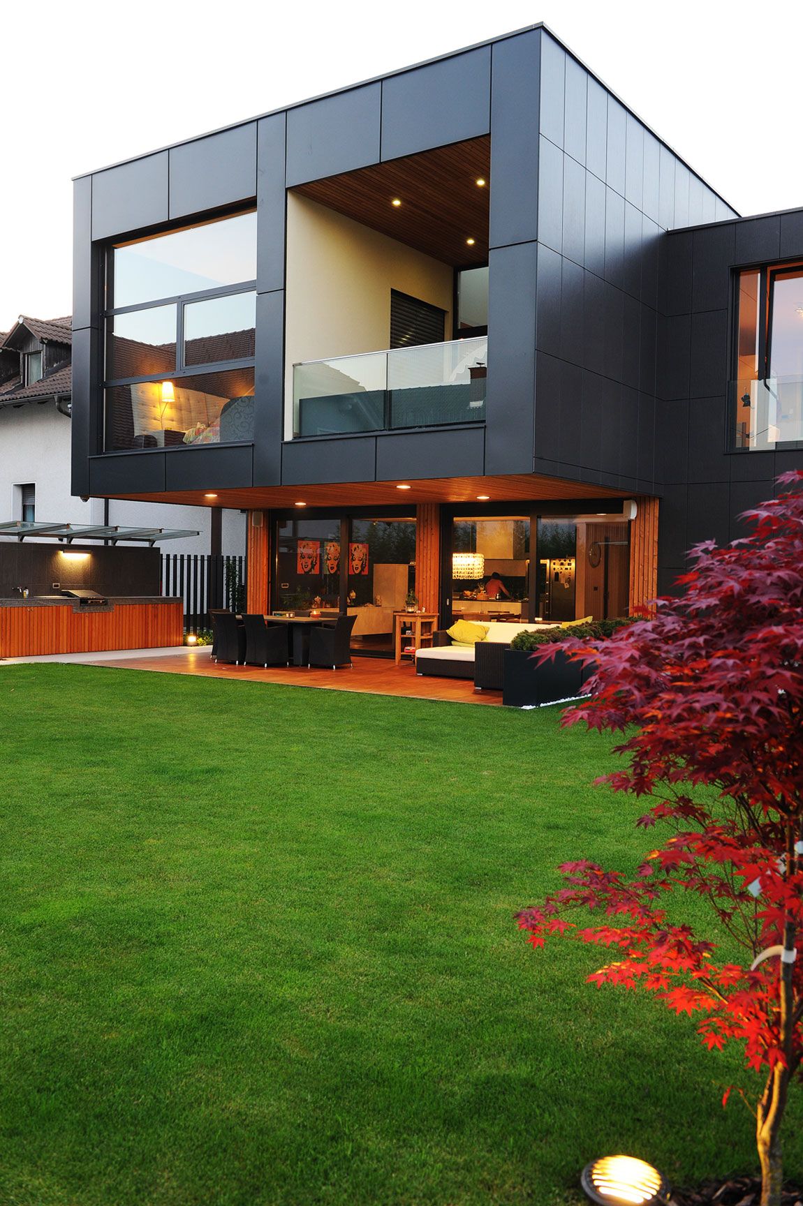 A Stunning Rectangular-Shaped House with Splendid and Neutral Interiors in Ljubljana, Slovenia by Primož Novak & Demšar arhitekti d.o.o (5)