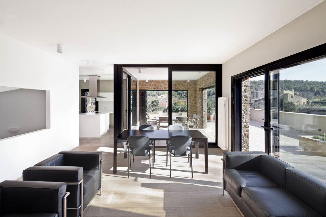 A Stunning Stone Home with Four Winds and Gabled Roof in Empordà, Spain by Núria Selva Villaronga (12)