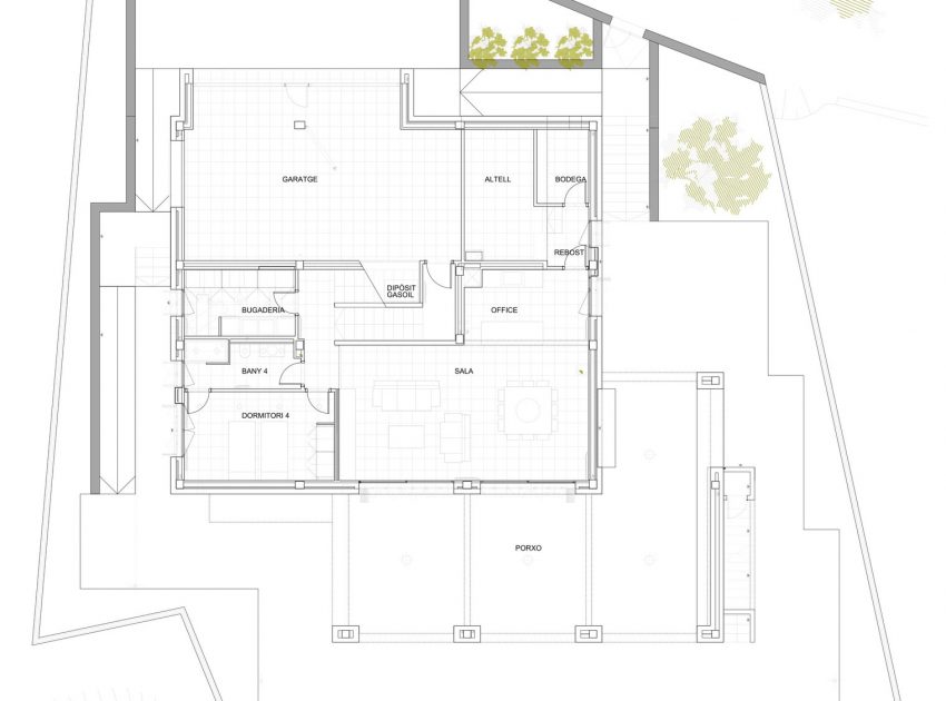 A Stunning Stone Home with Four Winds and Gabled Roof in Empordà, Spain by Núria Selva Villaronga (17)