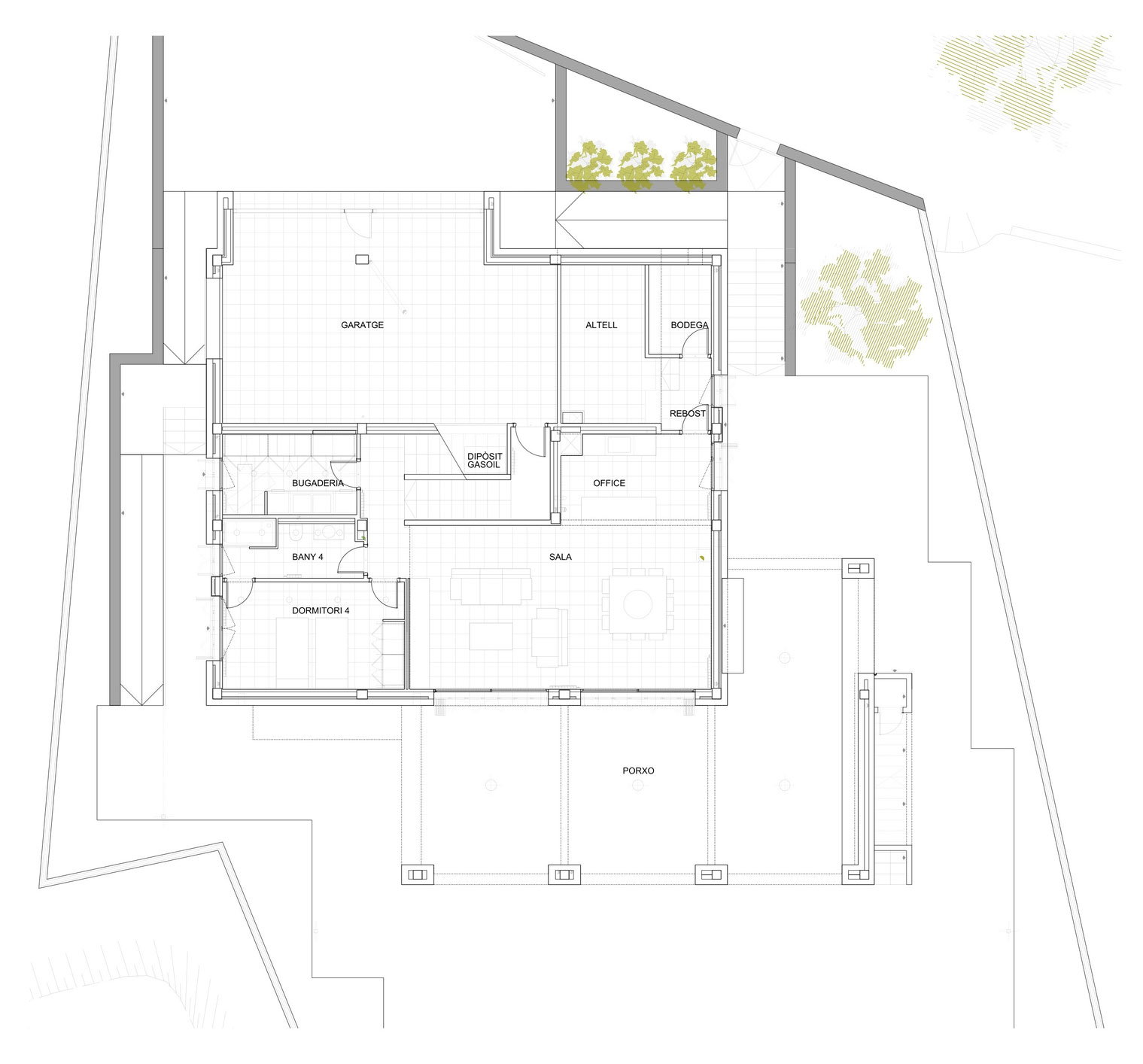 A Stunning Stone Home with Four Winds and Gabled Roof in Empordà, Spain by Núria Selva Villaronga (17)