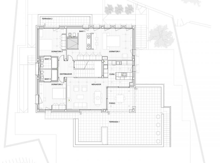 A Stunning Stone Home with Four Winds and Gabled Roof in Empordà, Spain by Núria Selva Villaronga (18)