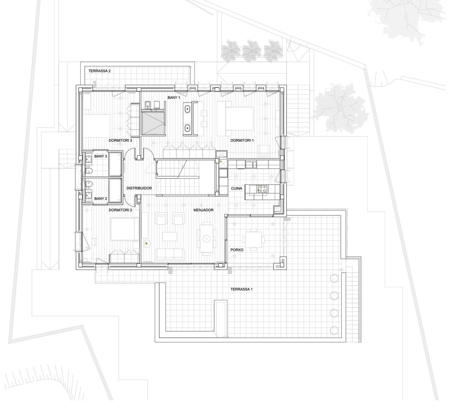 A Stunning Stone Home with Four Winds and Gabled Roof in Empordà, Spain by Núria Selva Villaronga (18)