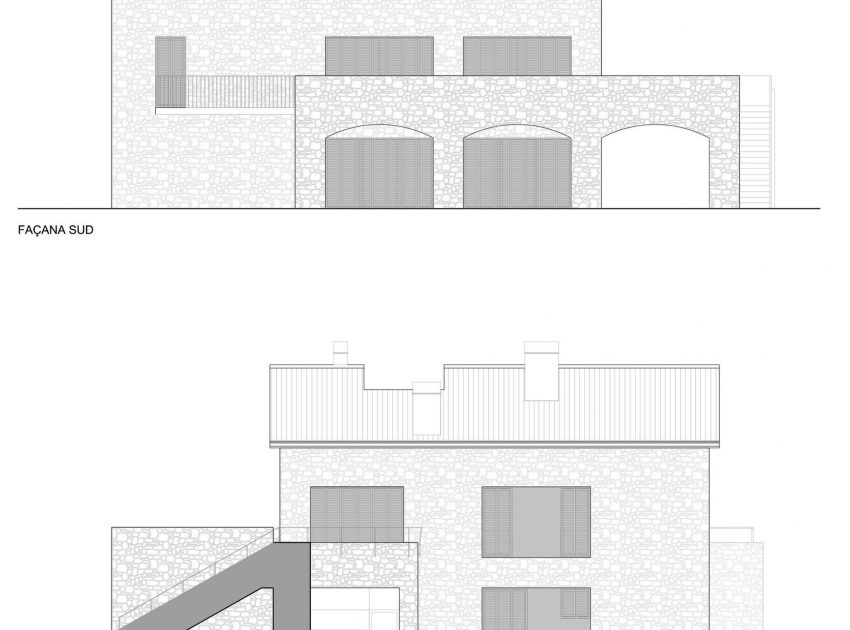 A Stunning Stone Home with Four Winds and Gabled Roof in Empordà, Spain by Núria Selva Villaronga (20)