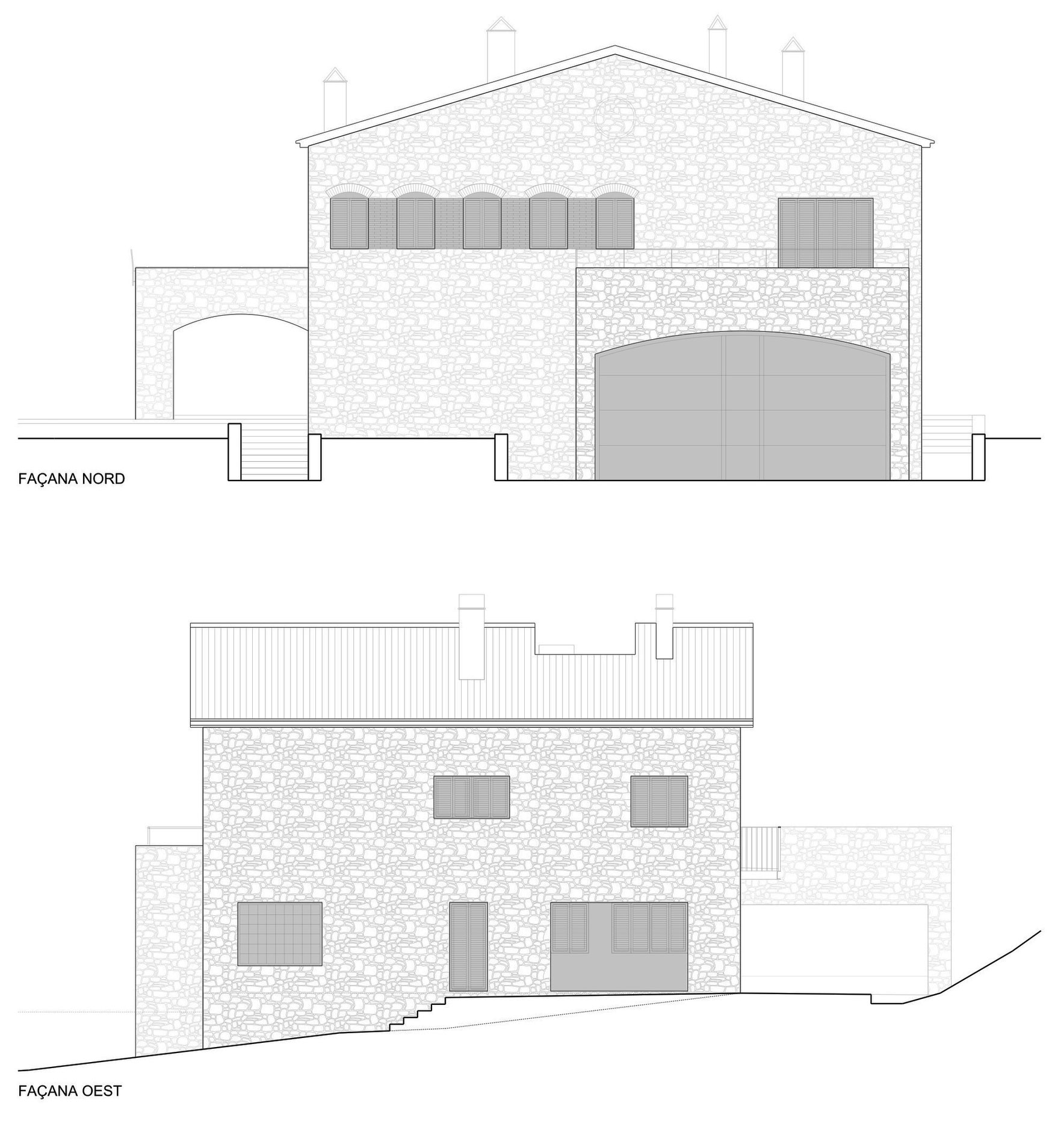 A Stunning Stone Home with Four Winds and Gabled Roof in Empordà, Spain by Núria Selva Villaronga (21)
