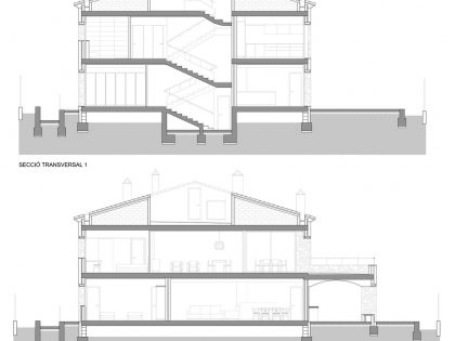 A Stunning Stone Home with Four Winds and Gabled Roof in Empordà, Spain by Núria Selva Villaronga (22)