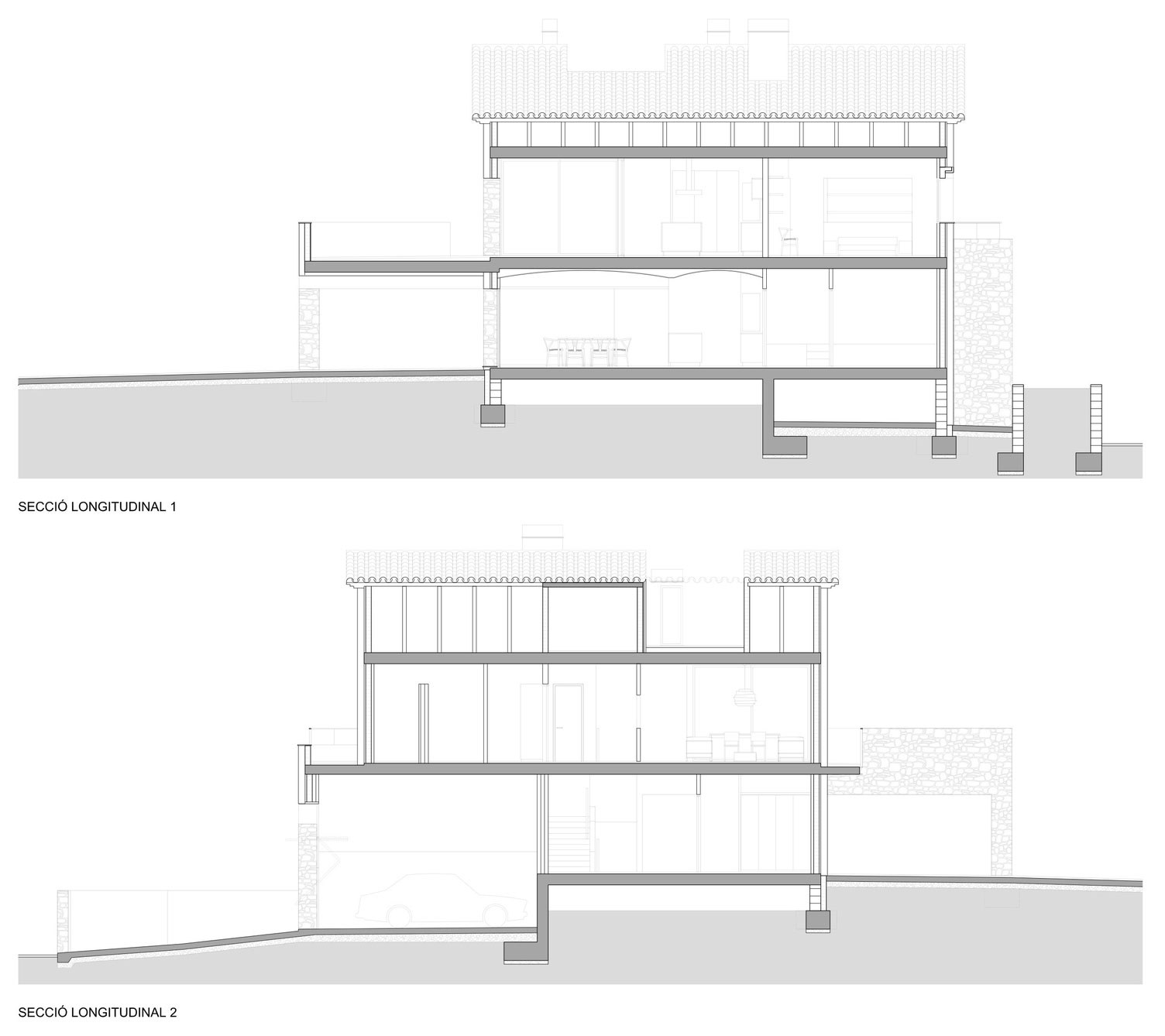 A Stunning Stone Home with Four Winds and Gabled Roof in Empordà, Spain by Núria Selva Villaronga (23)