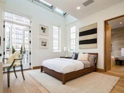 A Stunning Two-Story Penthouse with Large Terraces and Multiple Skylights in Tribeca by Turett Collaborative Architecture (6)