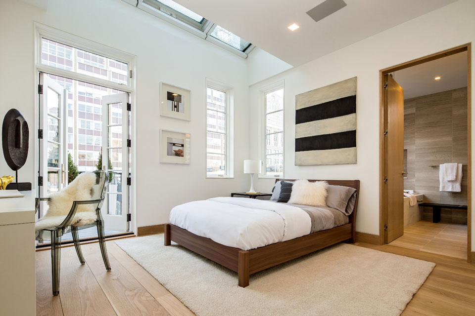 A Stunning Two-Story Penthouse with Large Terraces and Multiple Skylights in Tribeca by Turett Collaborative Architecture (6)