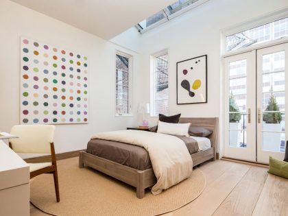 A Stunning Two-Story Penthouse with Large Terraces and Multiple Skylights in Tribeca by Turett Collaborative Architecture (8)