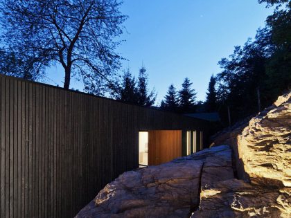 A Stunning Wood and Stone House with Luminous and Elegant Interior in Koszeg, Hungary by Béres Architects (19)