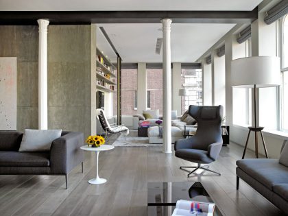 A Stunning and Beautiful Apartment with Chic and Stylish Interiors in New York City by Axis Mundi Design (1)