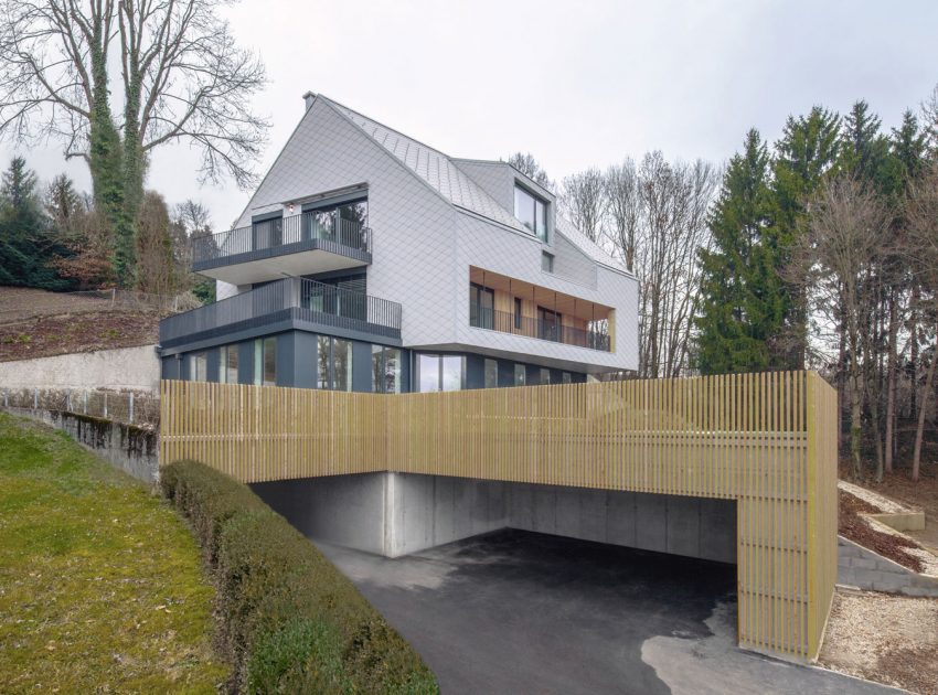 A Stunning and Spacious Contemporary Home Overlooking the Alpine Foothills in Linz by destilat (5)