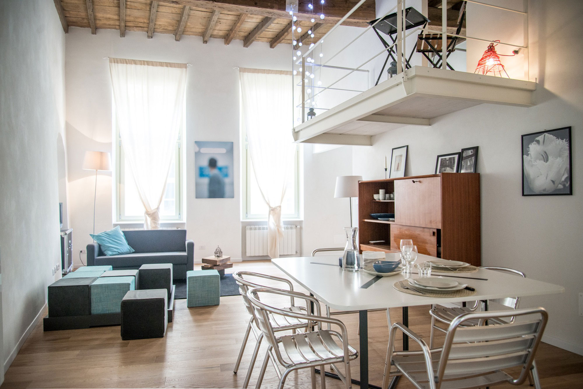 A Stylish Apartment with an Unusual and Practical Layout in Turin, Italy by CON3STUDIO (2)