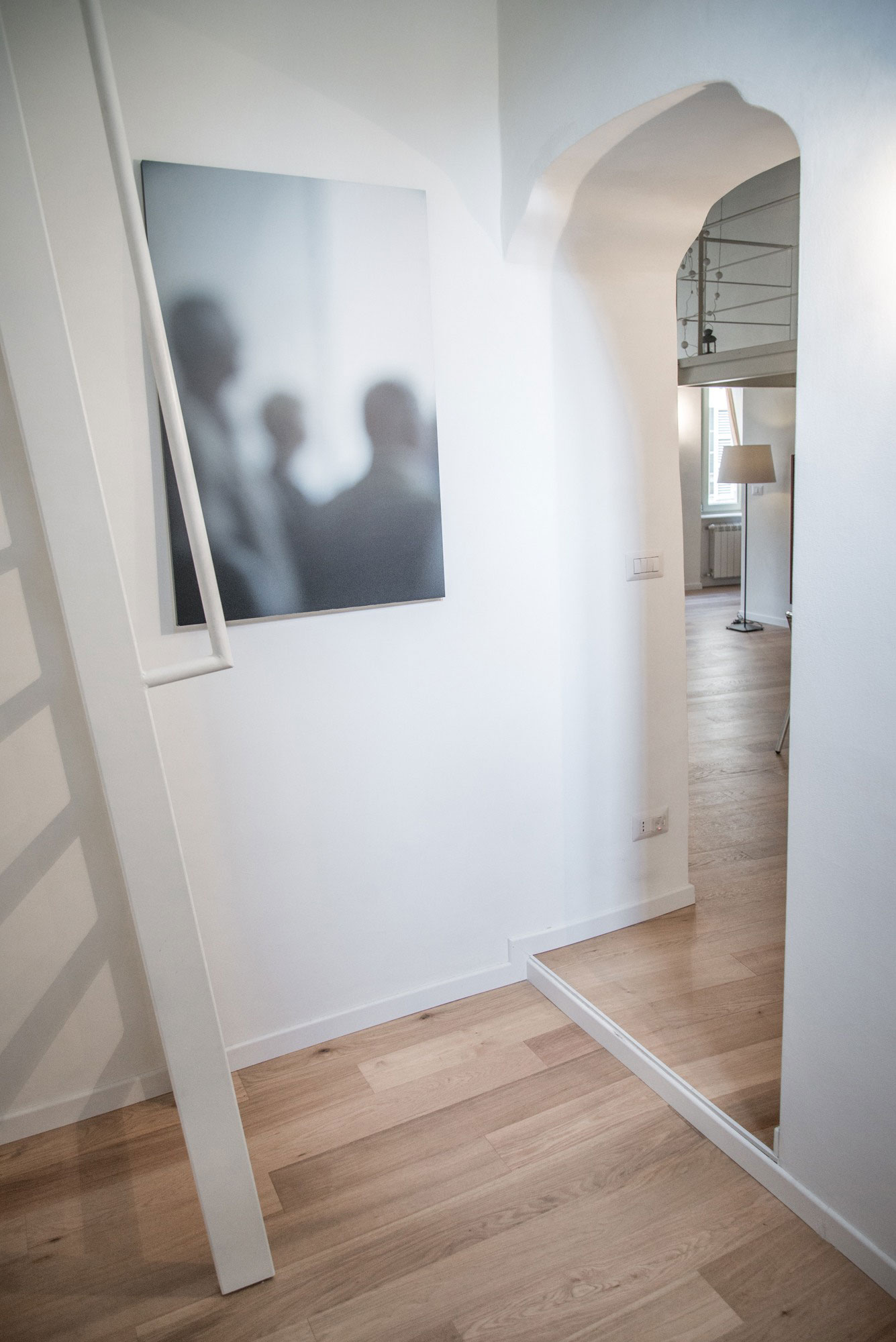 A Stylish Apartment with an Unusual and Practical Layout in Turin, Italy by CON3STUDIO (9)