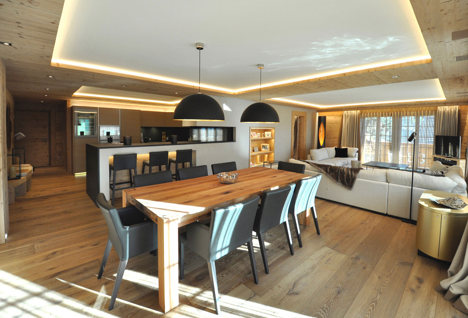 A Stylish Contemporary Apartment Blend of Warmth and Elegance in Rougemont, Switzerland by Plusdesign (7)