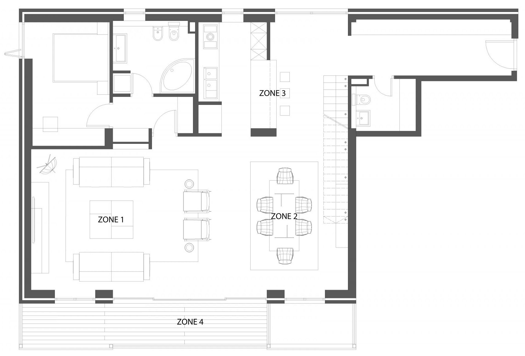 A Stylish Duplex Penthouse with Timeless and Modern Interiors in Belgrade, Serbia by Aleksandar Savikin (25)